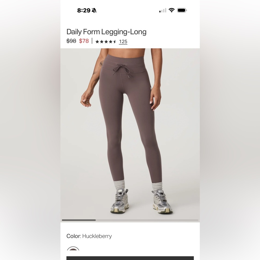 Vuori Daily Form Legging - Huckleberry